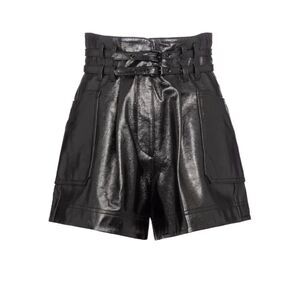 Philosophy di Lorenzo Serafini Leather Shorts